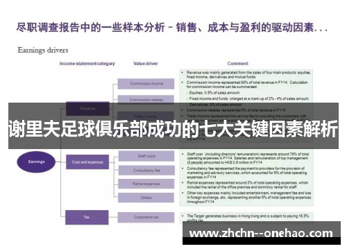 谢里夫足球俱乐部成功的七大关键因素解析